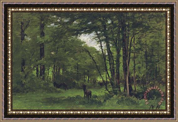 Nathaniel Hone Forest of Fontainebleau Framed Painting