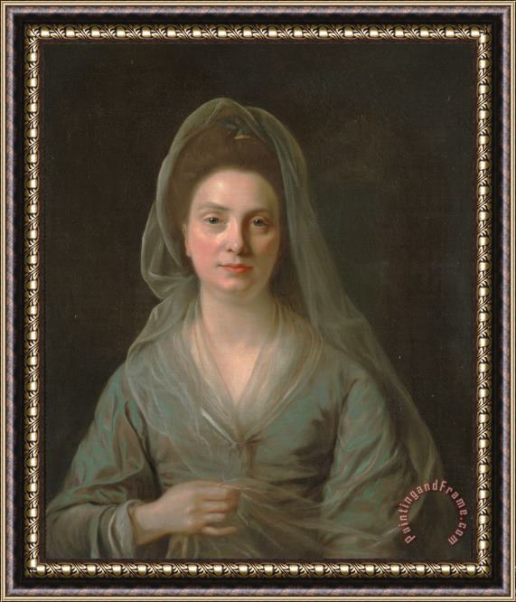 Nathaniel Hone Mrs. Benjamin Cole Framed Painting