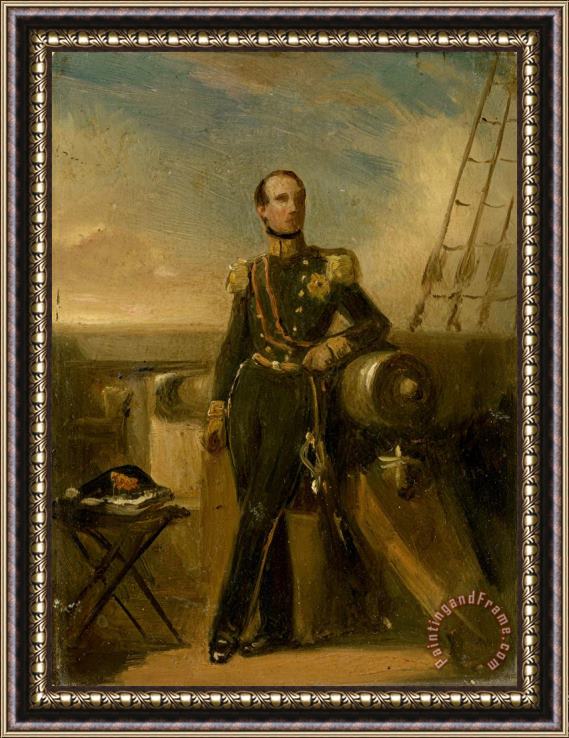 Nicolaas Pieneman Portrait of Hendrik, Prince of The Netherlands Framed Painting