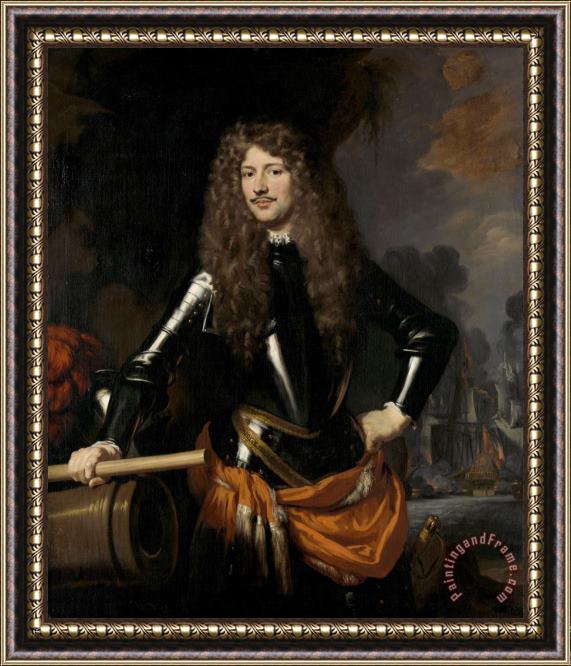 Nicolaes Maes Cornelis Evertsen, Lieutenant Admiral of Zeeland Framed Print