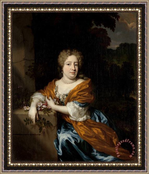 Nicolaes Maes Portrait of Petronella Dunois Framed Print