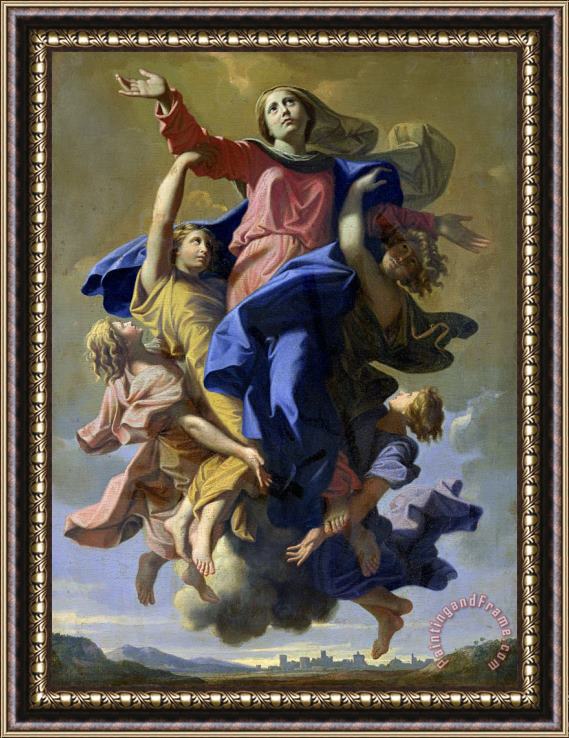 Nicolas Poussin The Assumption of The Virgin Framed Print