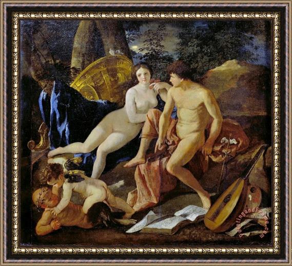 Nicolas Poussin Venus And Mercury Framed Painting