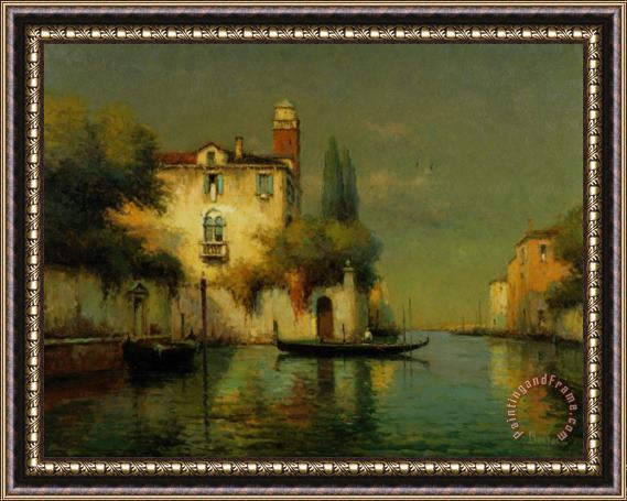Noel Bouvard A Venetian Framed Painting
