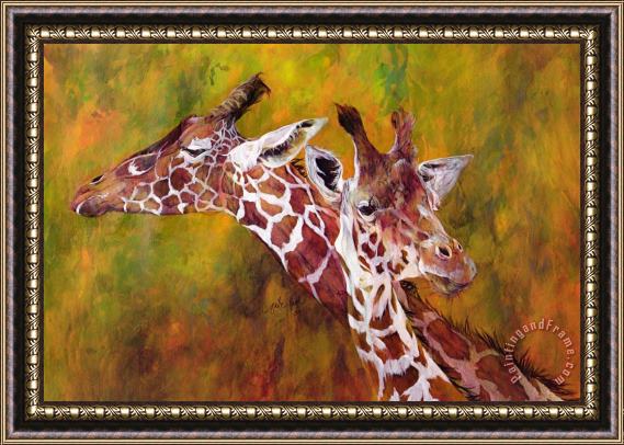 Odile Kidd Giraffe Framed Print