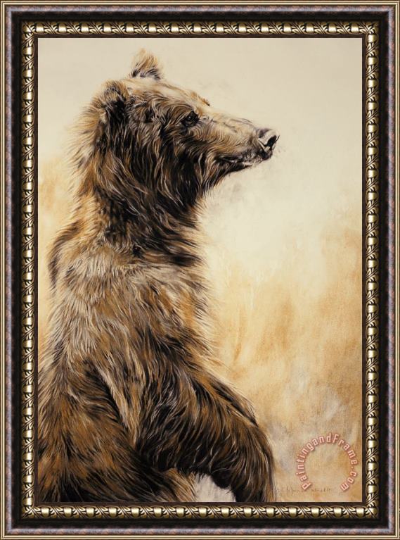 Odile Kidd Grizzly Bear 2 Framed Painting