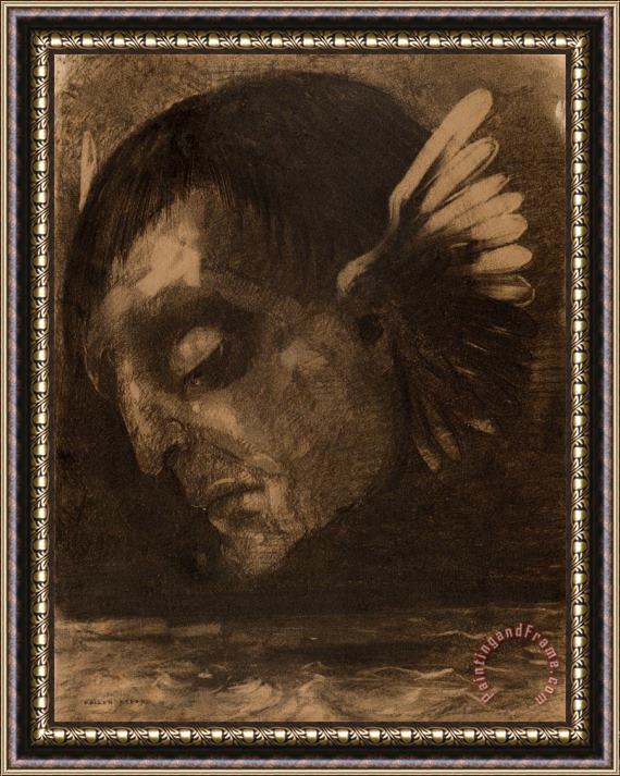 Odilon Redon Tears (les Pleurs) Framed Painting