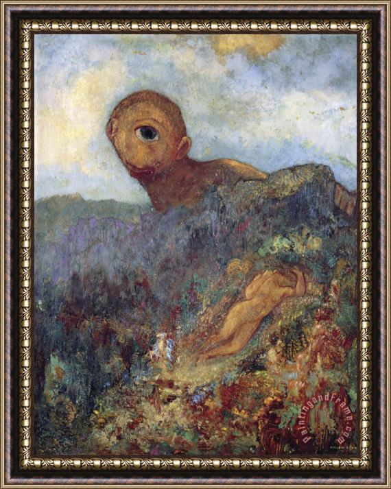 Odilon Redon The Cyclops Framed Painting
