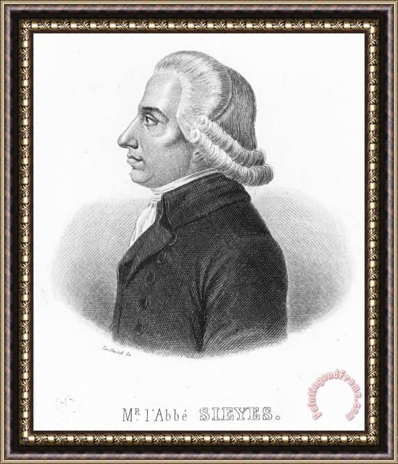 Others Abbe Sieyes (1748-1836) Framed Print