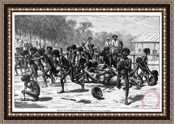 Others ABORIGINES, 19th CENTURY Framed Print