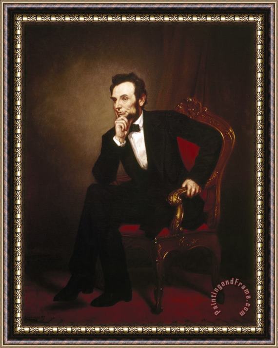 Others Abraham Lincoln (1809-1865) Framed Painting