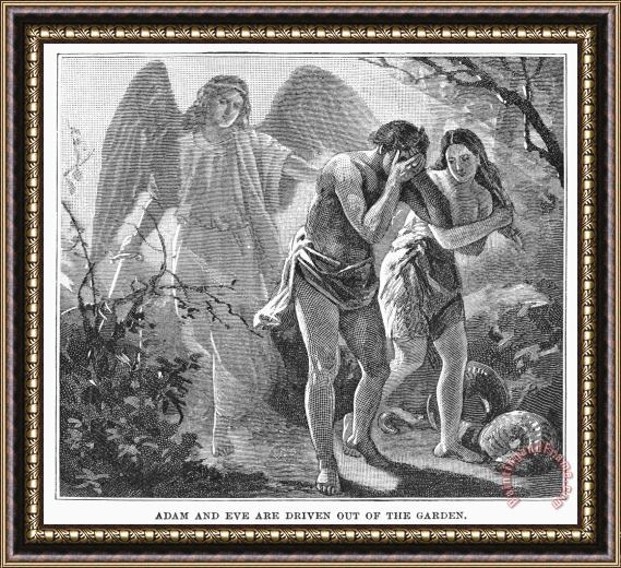 Others Adam And Eve Framed Print