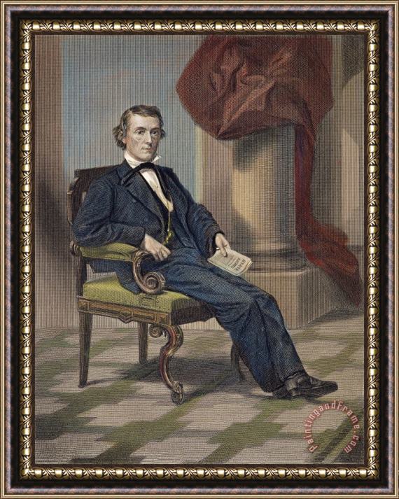 Others Alexander H. Stephens Framed Painting