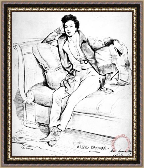 Others Alexandre Dumas (1802-1870) Framed Painting