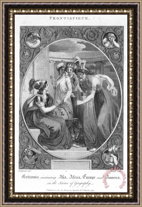 Others Allegories: Britannia Framed Painting