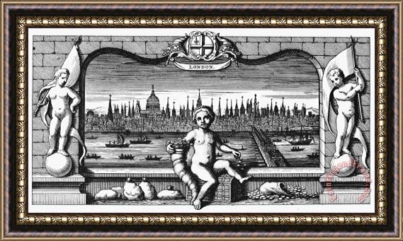 Others Allegory Of Finance, 1743 Framed Print