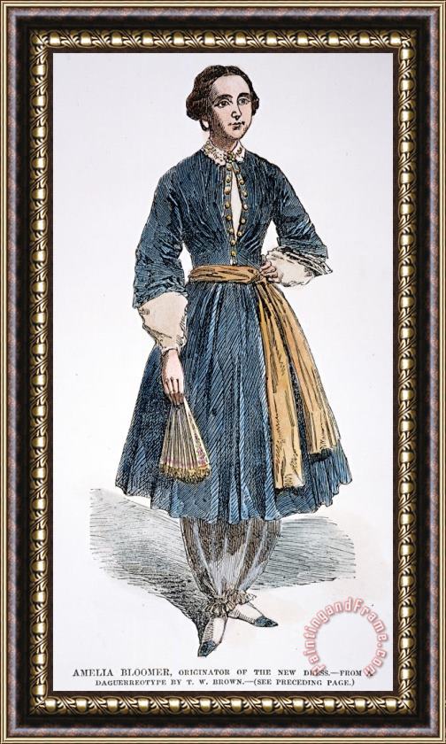 Others Amelia Bloomer (1818-1894) Framed Print