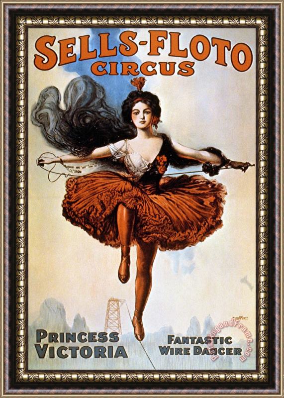 Others American Circus Poster Framed Painting