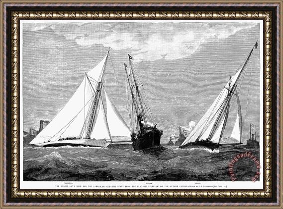 Others Americas Cup, 1887 Framed Painting
