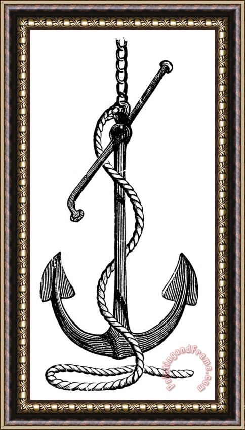 Others ANCHOR, 19th CENTURY Framed Print