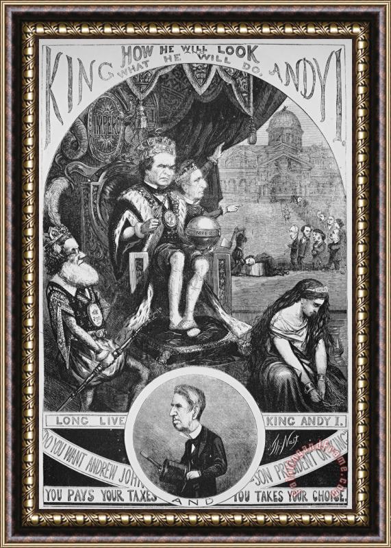 Others Andrew Johnson (1808-1875) Framed Print