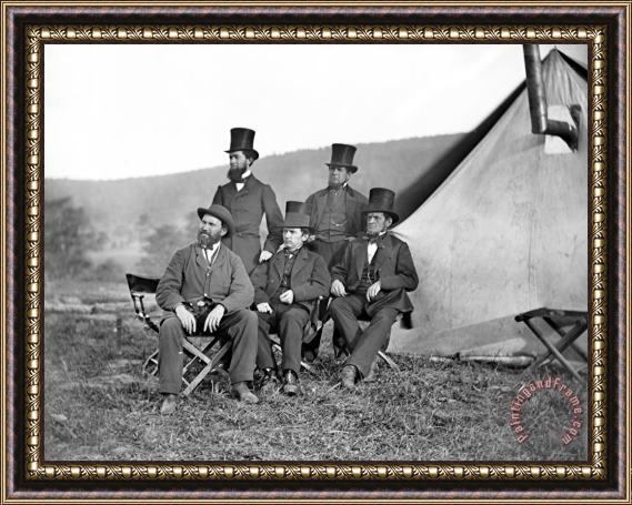 Others Antietam: Officials, 1862 Framed Painting