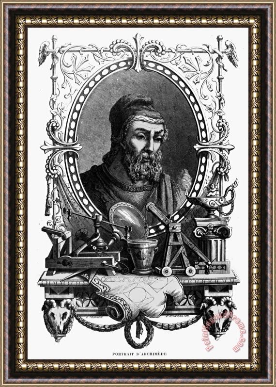 Others ARCHIMEDES (c287-212 B.C.) Framed Print