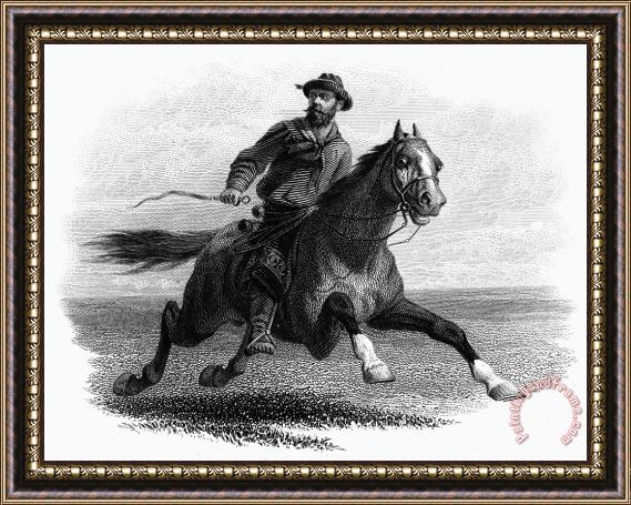 Others ARGENTINA: GAUCHO, c1870 Framed Painting