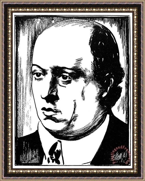Others Arnold Schoenberg Framed Print