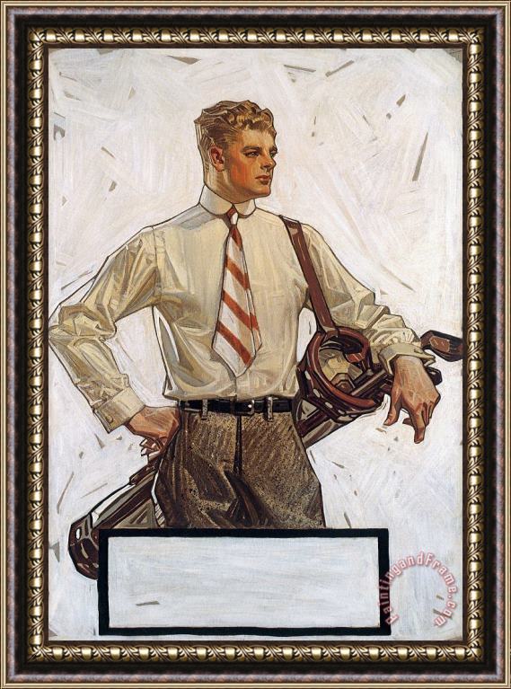 Others Arrow Shirt Collar Ad, 1922 Framed Print
