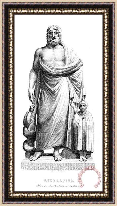 Others Asklepios Framed Painting