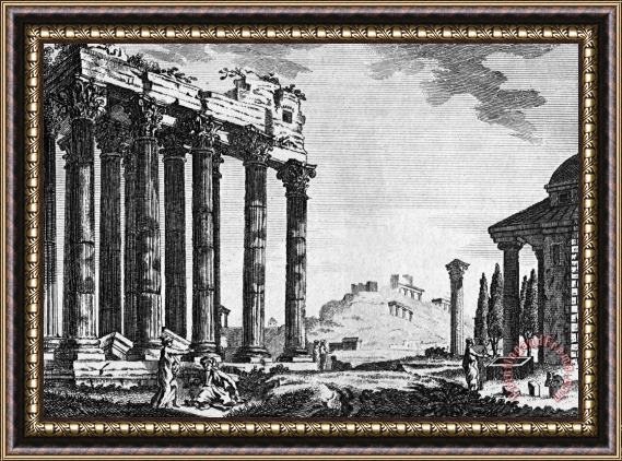 Others Athens: Monument Framed Painting