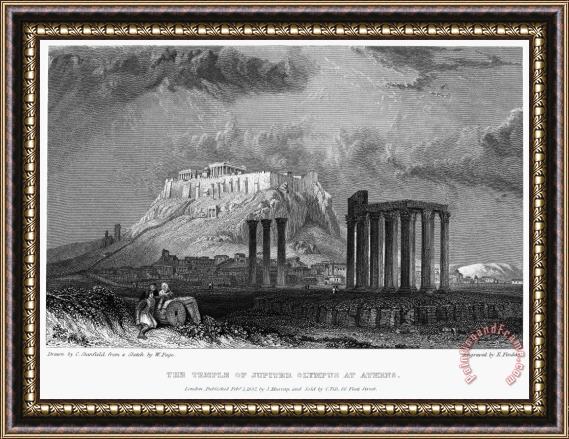 Others Athens: Olympian Zeus Framed Print