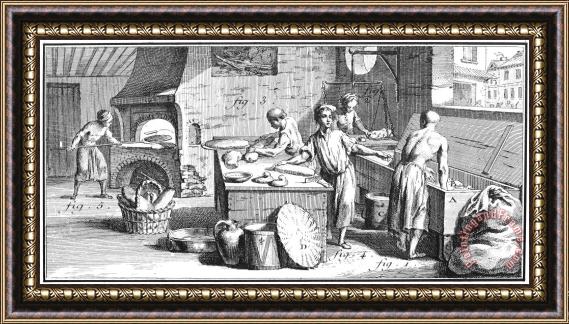 Others Bakery, 18th Century Framed Print