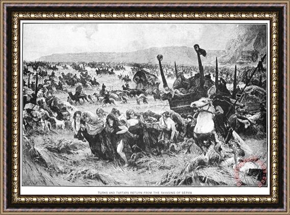 Others Balkan Insurgency, 1876 Framed Painting