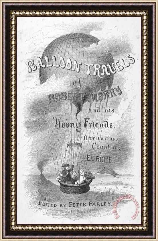Others Balloon Travels, 1855 Framed Painting