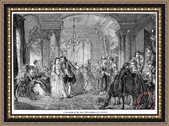 Others Ballroom, 1760 Framed Print
