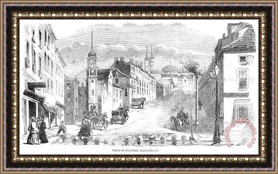 Others Baltimore, Maryland, 1856 Framed Painting