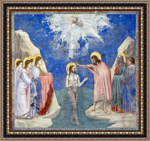 Others Baptism Of Christ Framed Print