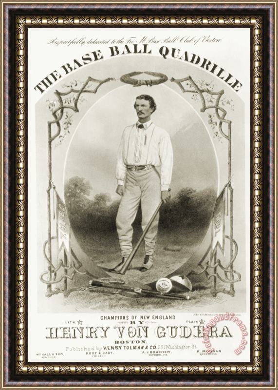 Others Baseball, 1867 Framed Painting