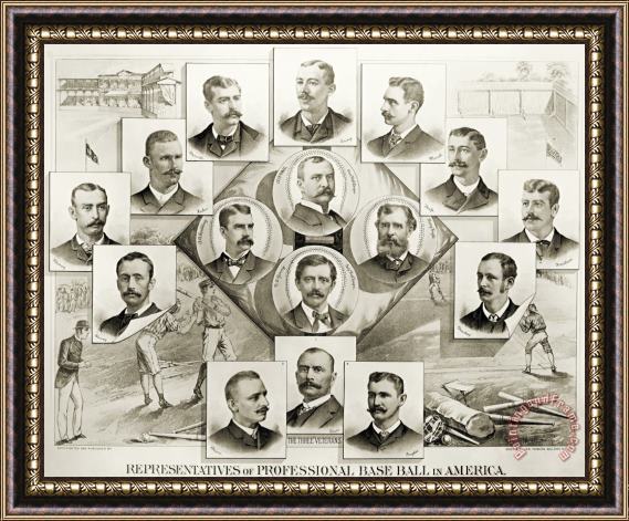 Others Baseball, 1894 Framed Painting