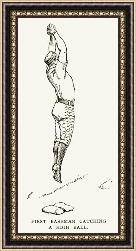 Others Baseball Player, 1889 Framed Painting