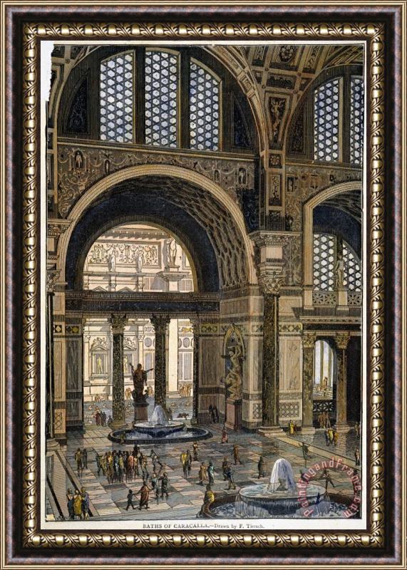 Others Baths Of Caracalla, Rome Framed Painting