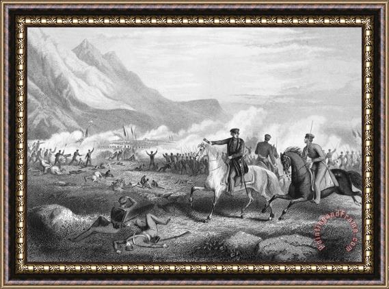 Others Battle Of Buena Vista, 1847 Framed Painting