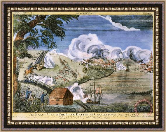 Others Battle Of Bunker Hill, 1775 Framed Print