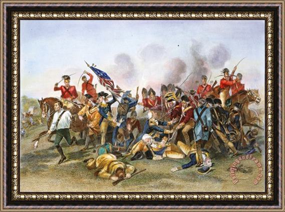 Others Battle Of Camden, 1780 Framed Print