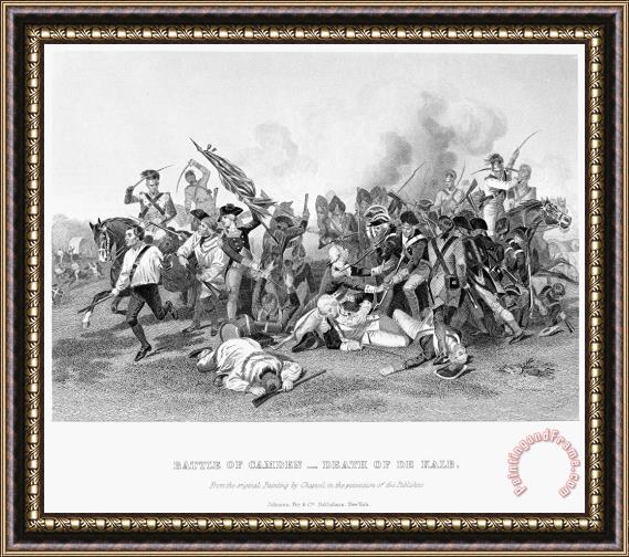 Others Battle Of Camden, 1780 Framed Painting