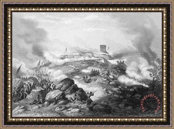 Others Battle Of Chapultepec, 1847 Framed Painting