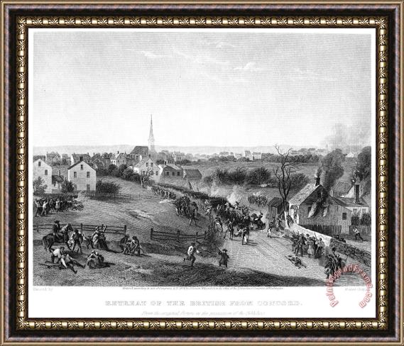 Others Battle Of Concord, 1775 Framed Print