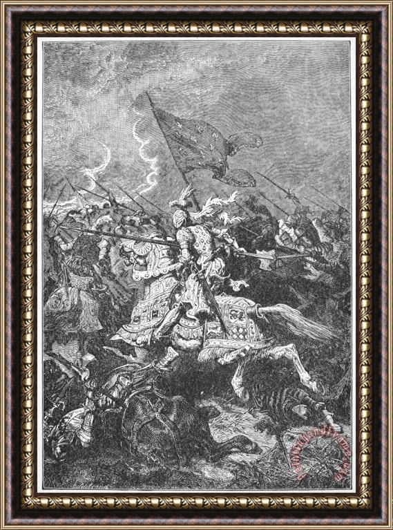 Others Battle Of Crecy, 1346 Framed Print